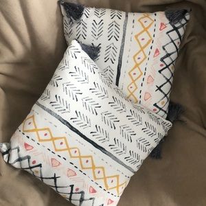 Two South west style pillows with tassels very good condition